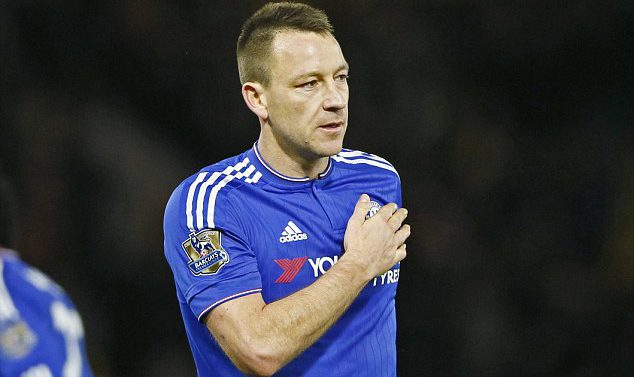 John Terry says he could play his last game on Sunday against Sunderland